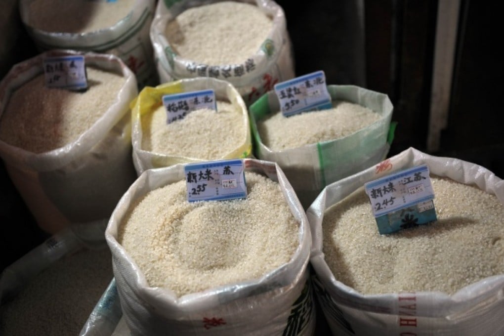 Guangzhou's food-safety authorities have revealed some details about the sale of rice and rice noodles contaminated with cadmium. Photo: AFP
