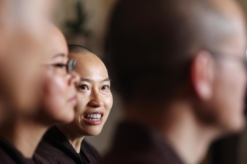 Followers of Zen master Thich Nhat Hanh have come together in the city to attend a retreat and conference with him. Photo: May Tse