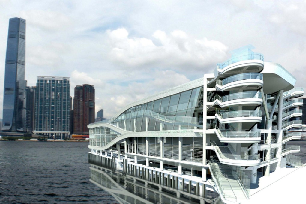 An artist's impression of how the piers will look. Photo: SCMP