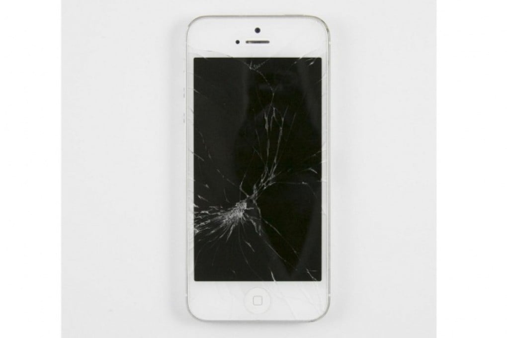 Some young people say the cracked cellphone screen gives you a sort of street cred.