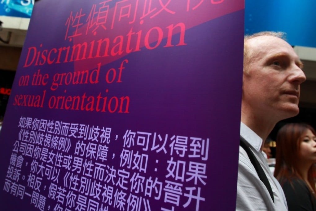 The 7th International Day Against Homophobia & Transphobia Hong Kong Rally with the theme 'Born This Way', calling for the elimination of discrimination through love and tolerance. Photo: Jonathan Wong