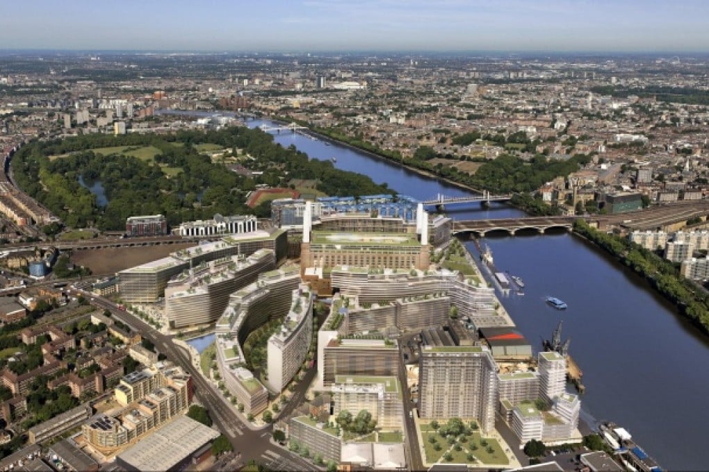 An artist’s impression of the development around the Battersea Power Station. Photo: SCMP