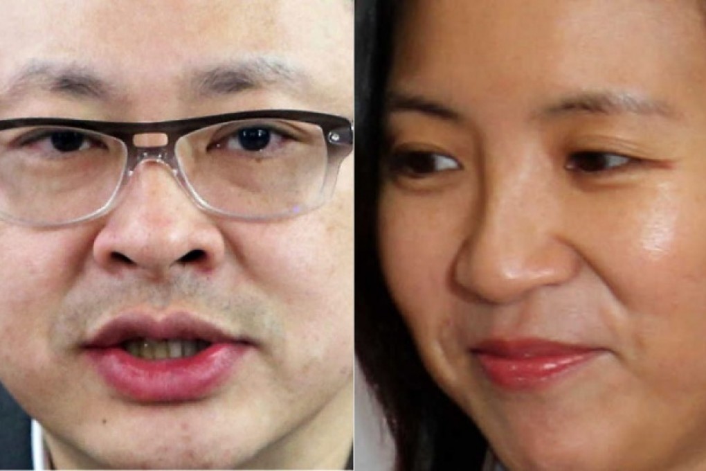 Benny Tai and Shirley Yuen