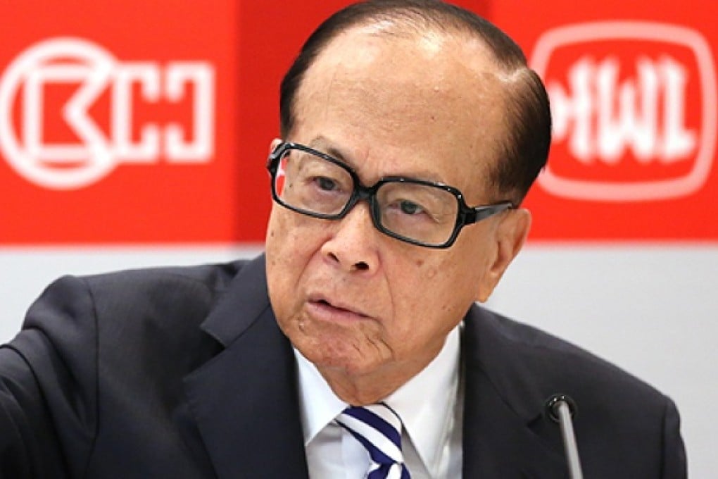 Li Ka-shing, chairman of Cheung Kong and Hutchison Whampoa. Photo: Sam Tsang