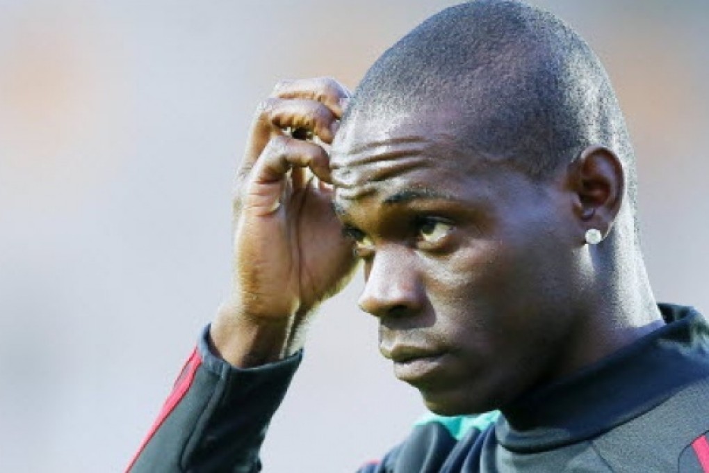 AC Milan's Mario Balotelli. Photo: AFP