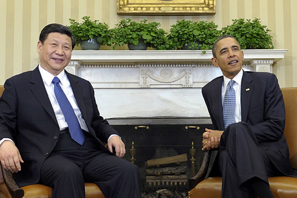 Chinese Xi Jinping and US President Barack Obama met in February 2012. Photo: AP