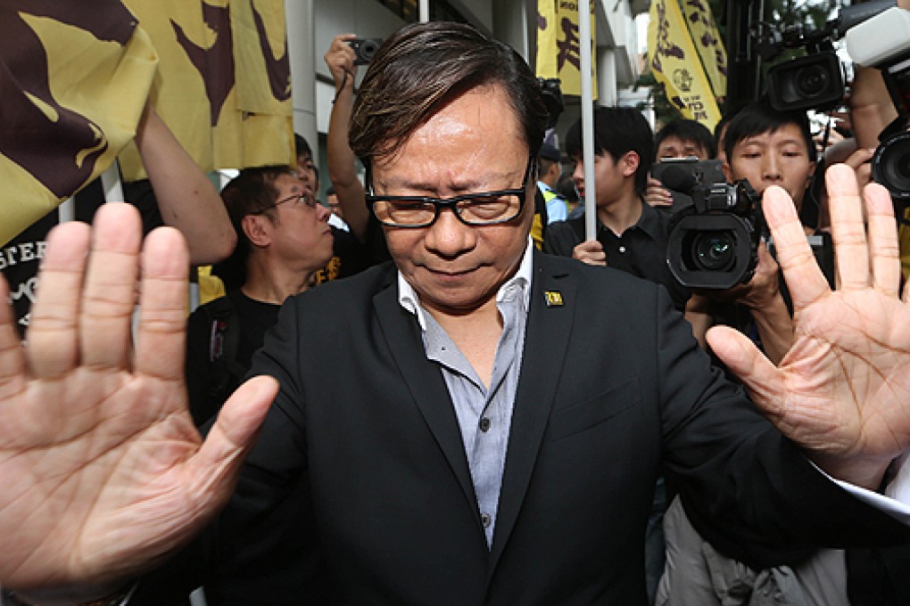 Wong Yuk-man on Tuesday morning. Photo: Sam Tsang