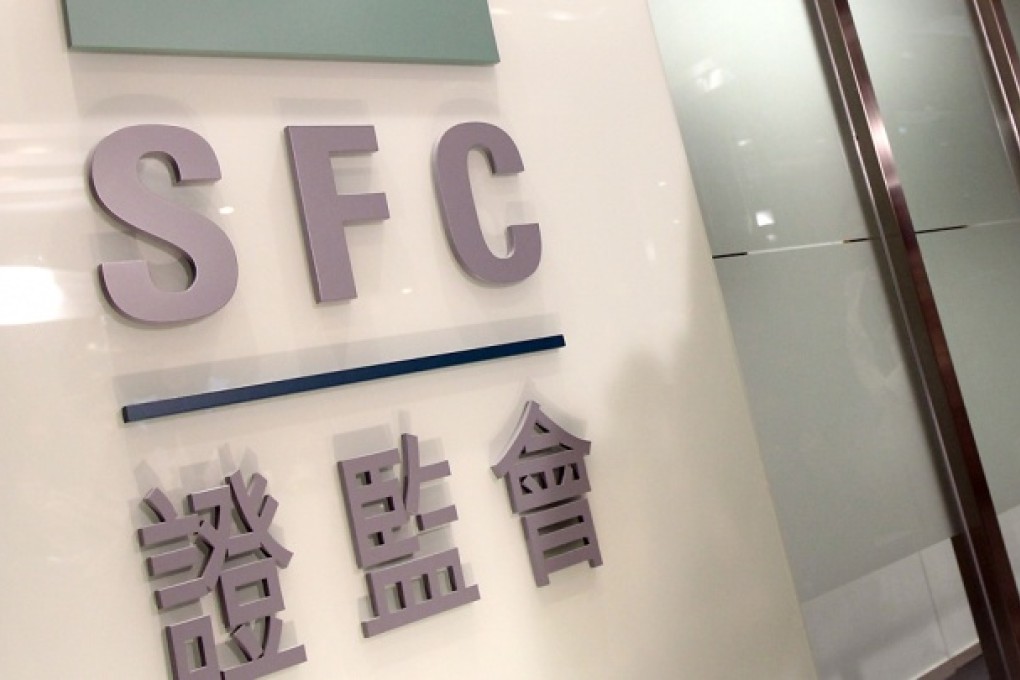 Securities and Futures Commission. Photo: K.Y. Cheng