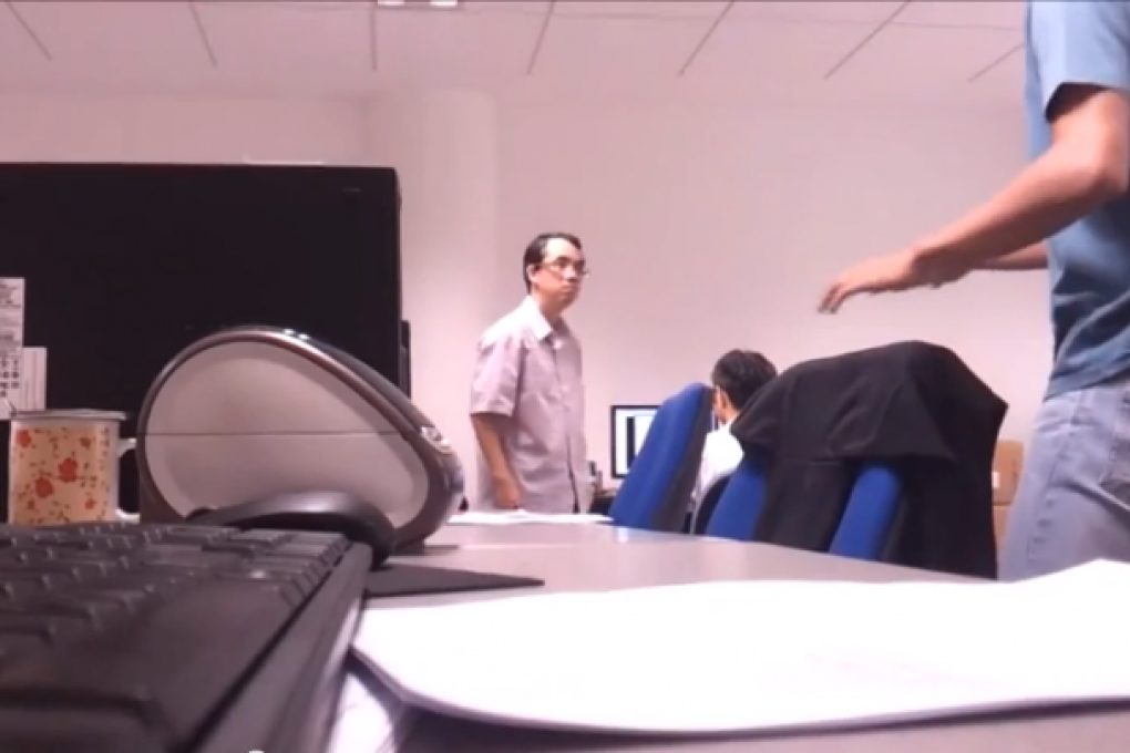 Screenshot from the video clip. Photo: SCMP Pictures