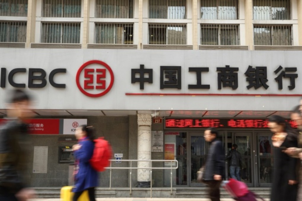 ICBC's US$240 billion market value is now just below the combined value of JP Morgan Chase and Barclays. Photo: Bloomberg