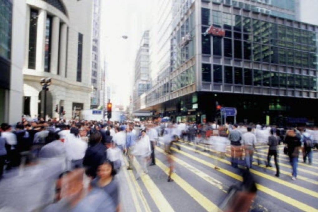 Hong Kong street scene. Photo: SCMP pictures