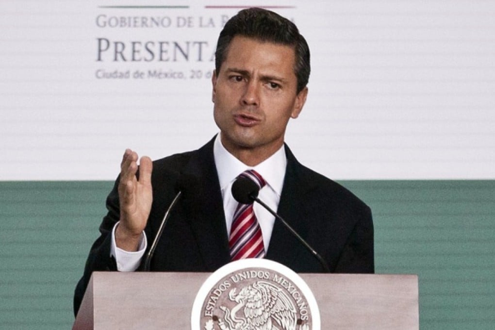 Mexican President Enrique Peña Nieto. Photo: Xinhua