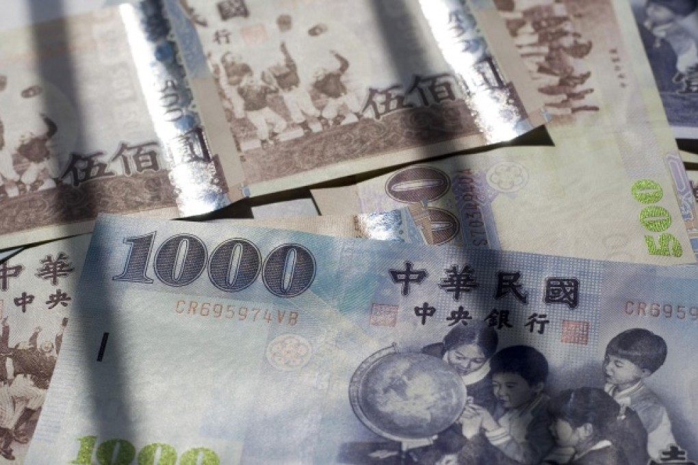 The Taiwan dollar has risen to a five-year high against the yen.