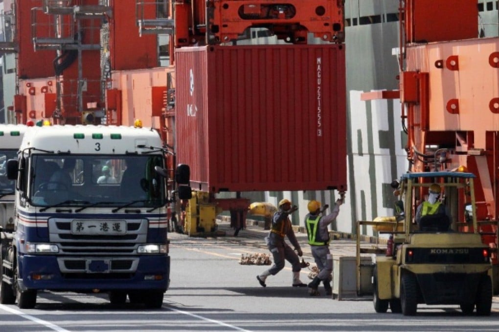 Japan's exports rose less than expected in April from a year earlier.