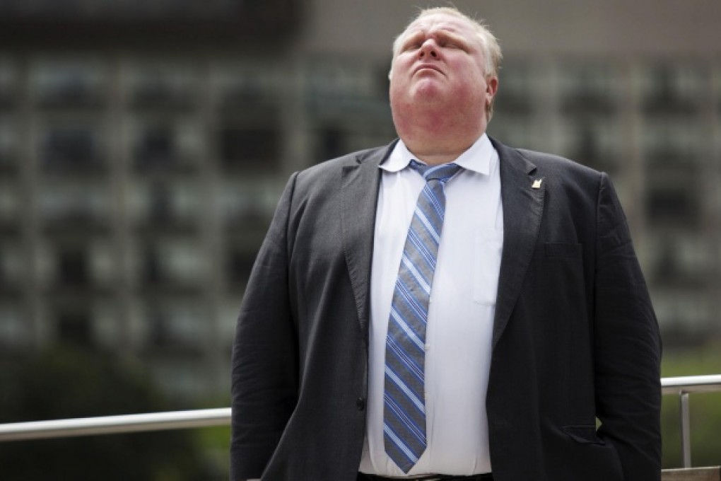 As well as allegedly smoking crack, Rob Ford is accused of uttering anti-gay slurs. Photo: Reuters