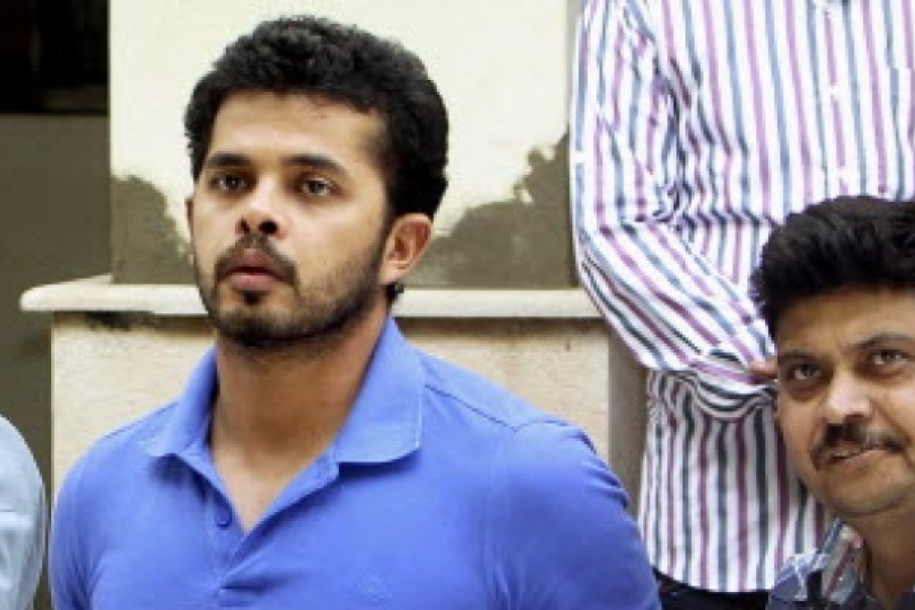 Indian cricketer Shantakumaran Sreesanth. Photo: AP
