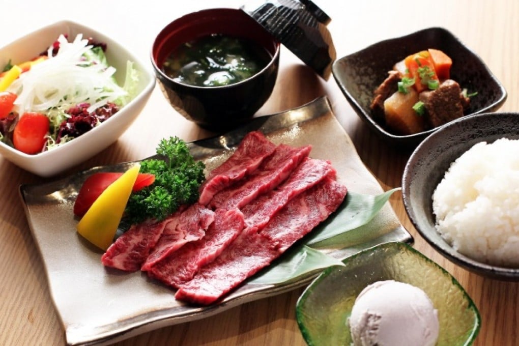 The marvellously marbled outskirt beef set represents great value. Photos: Nora Tam