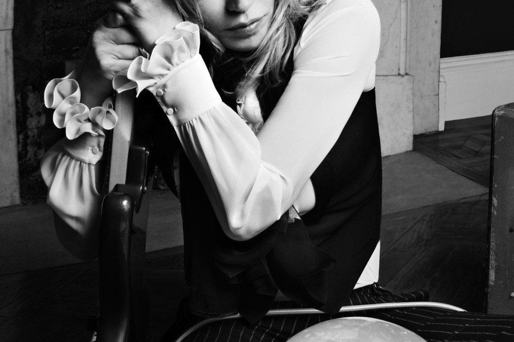 Courtney Love in the latest Saint Laurent campaign.