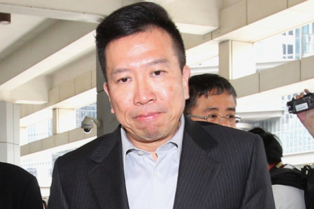 Peter Chan Chun-chuen arrives at High Court in Admiralty on Friday to face forgery charges. Photo: May Tse