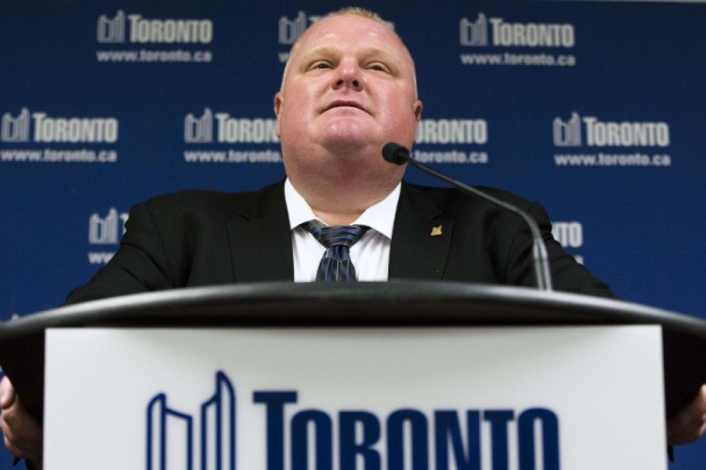 Mayor Rob Ford breaks his silence on the allegations. Photo: Reuters