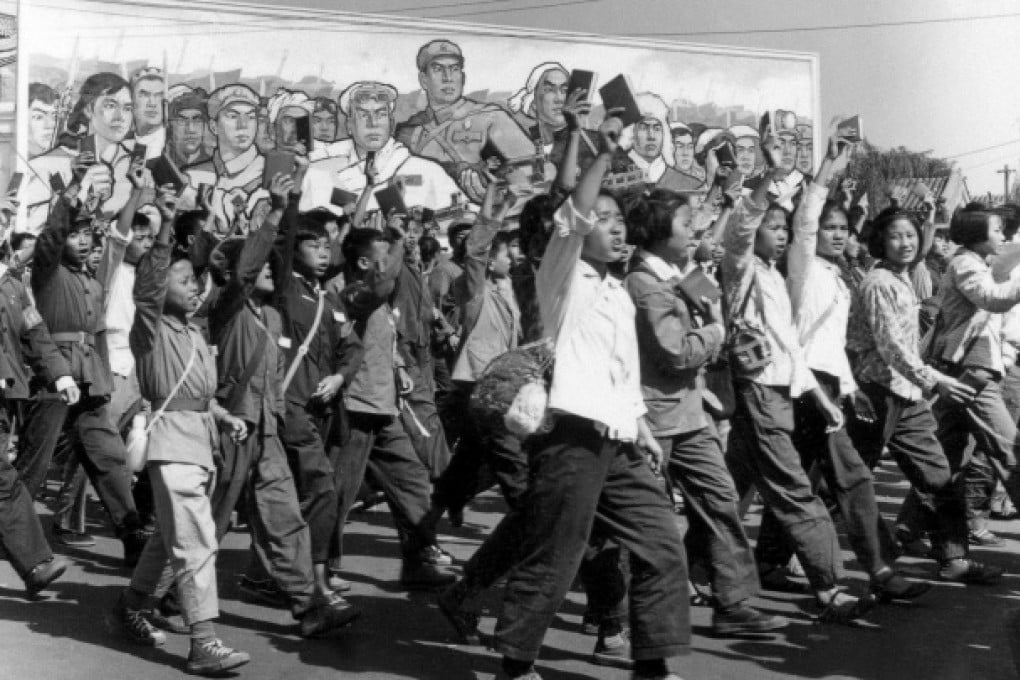 A 1966 picture shows Red Guards students at a parade in Beijing's streets at the beginning of the Cultural Revolution. Photo: AFP