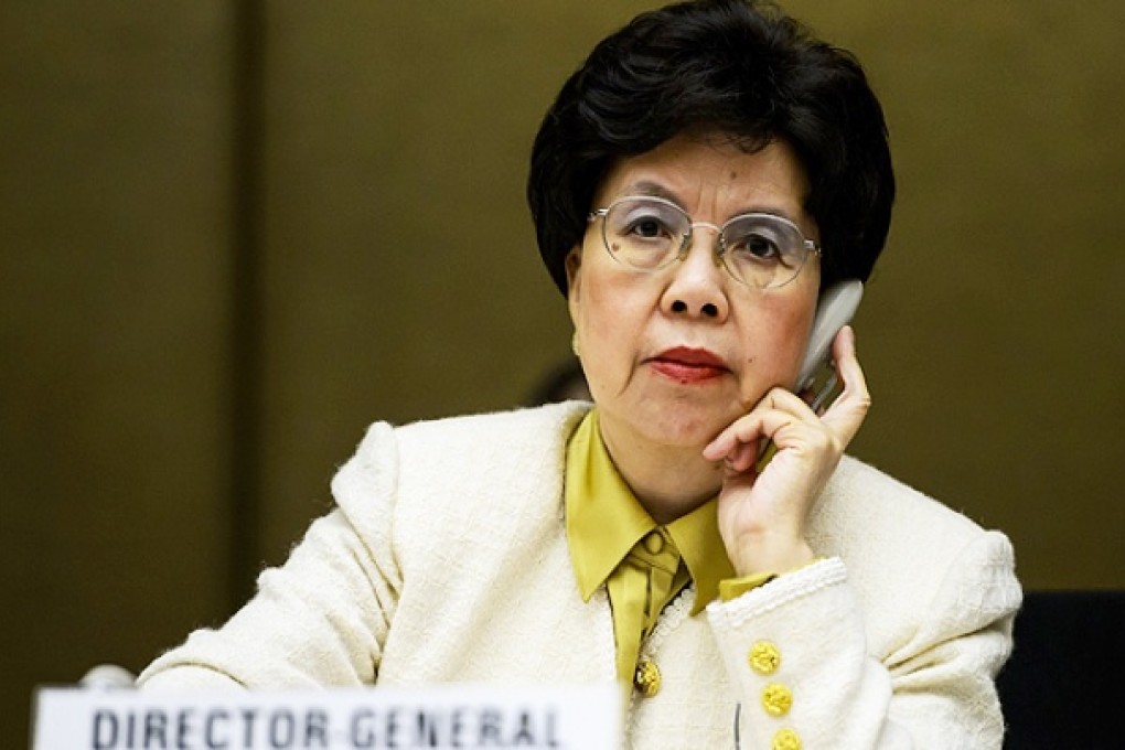 WHO Director-General Margaret Chan attends a meeting on the Sars-like virus coronavirus in Geneva. Photo: AFP