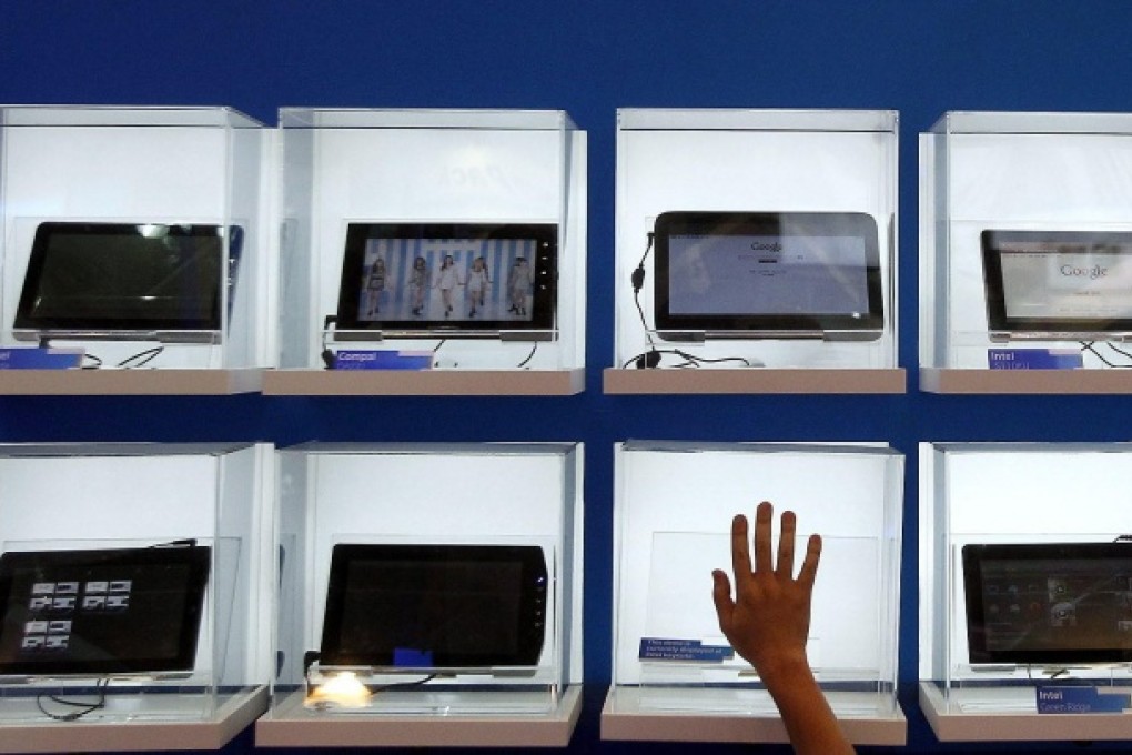 With PC sales falling, visitors to Computex this month can expect to see a wider of range of mobile products. Photo: Reuters