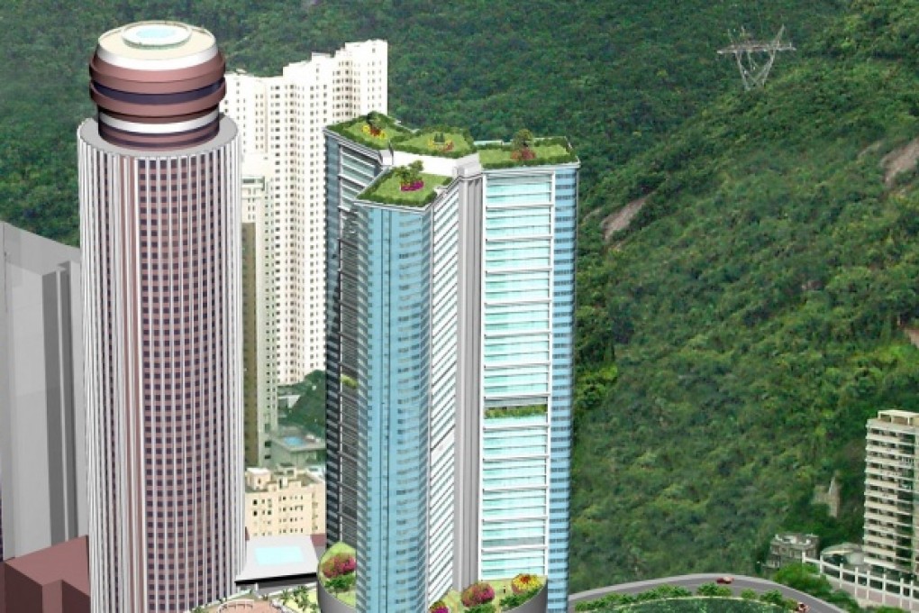 Hopewell Property's Hopewell Centre II development, a 55-storey complex with hotel and conference facilities. Photo: SCMP