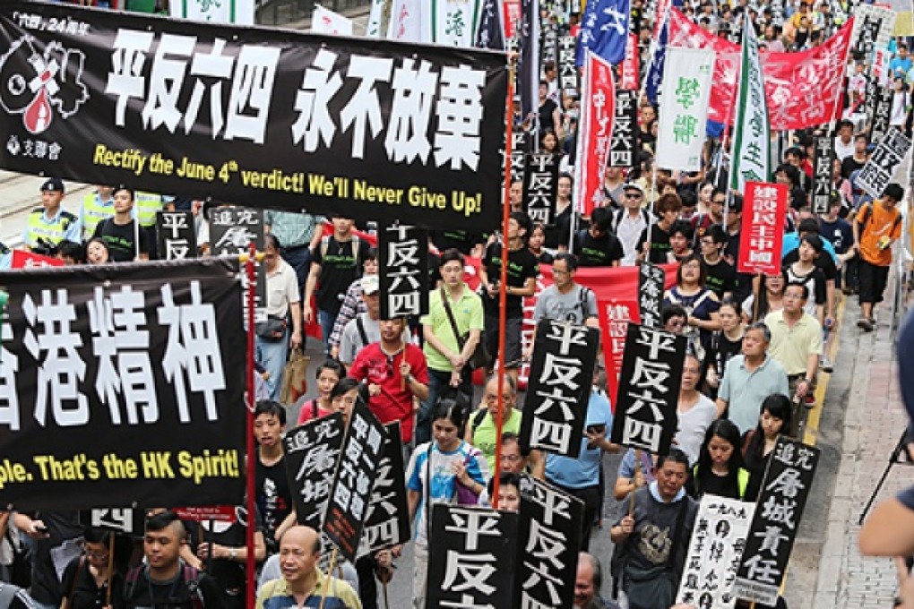 About 1,600 protesters joined the march. Photo: Sam Tsang