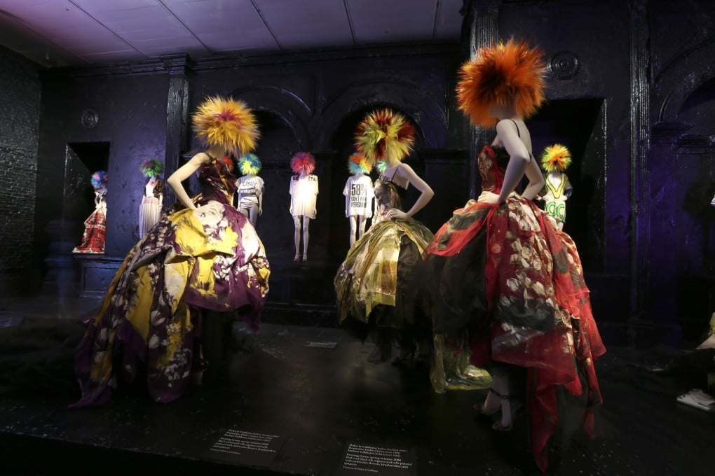Dolce & Gabbana ball gowns inspired by punk. Photo: NYT