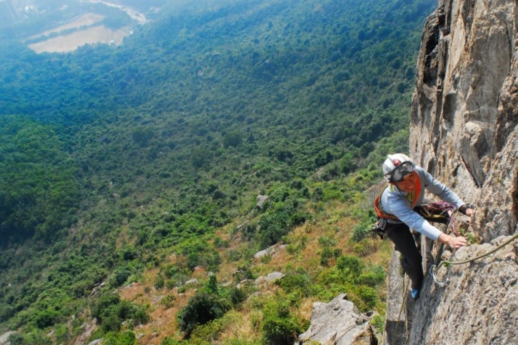Veteran climber Conway Leung leads a mountaineering team up Ma On Shan, also known as Horse Saddle Mountain. Climbing is becoming increasingly popular in Hong Kong, which offers some good locations for enthusiasts of the sport.
