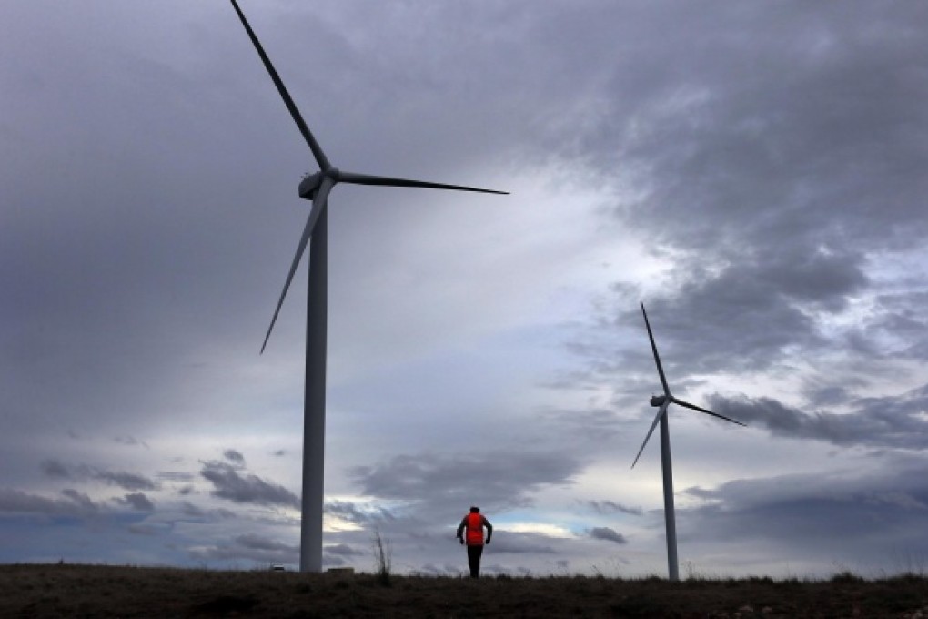 Turbines at Infigen Energy's Capital Windfarm, which may get a A$180 million injection. Photo: Reuters
