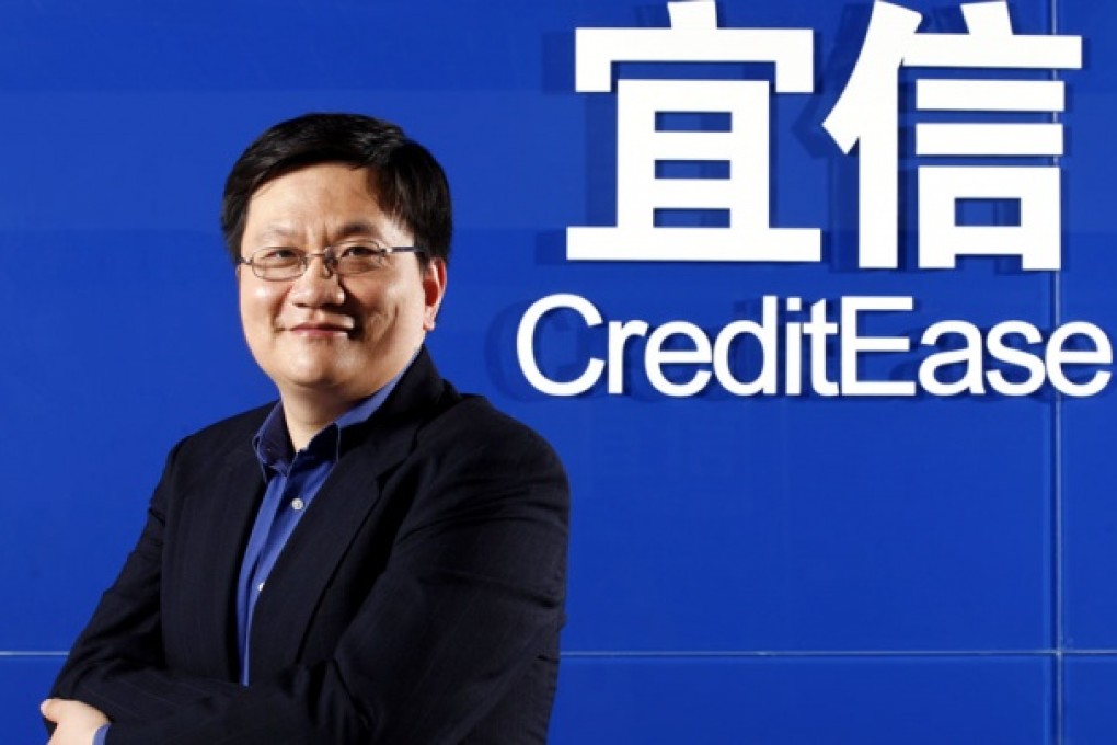 Tang Ning, founder and chief executive of CreditEase. Photo: CreditEase