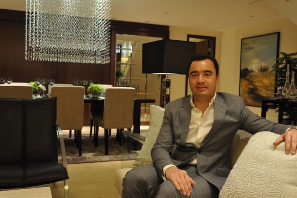Sniper Capital's Joao Afonso, who manages The Fountainside project, is confident about sales over the next two years. Photo: Paggie Leung