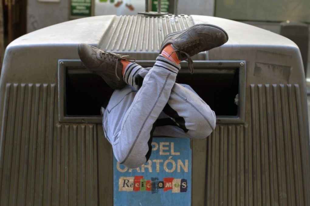Many people have been left desperately poor in Spain after a construction boom turned to bust, pushing unemployment as high as 27 per cent, and opening the door to a new type of politician. Photo: AP