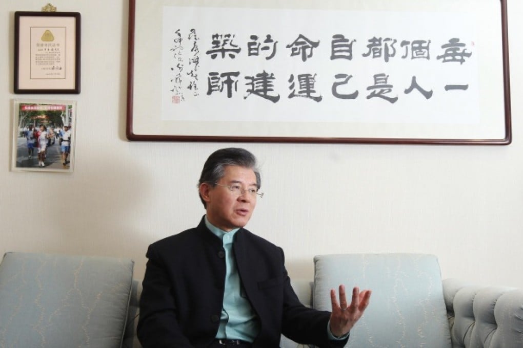 Vincent Lo says his involvement in Shui On Land will now be more than over the past two years. Photo: K.Y. Cheng