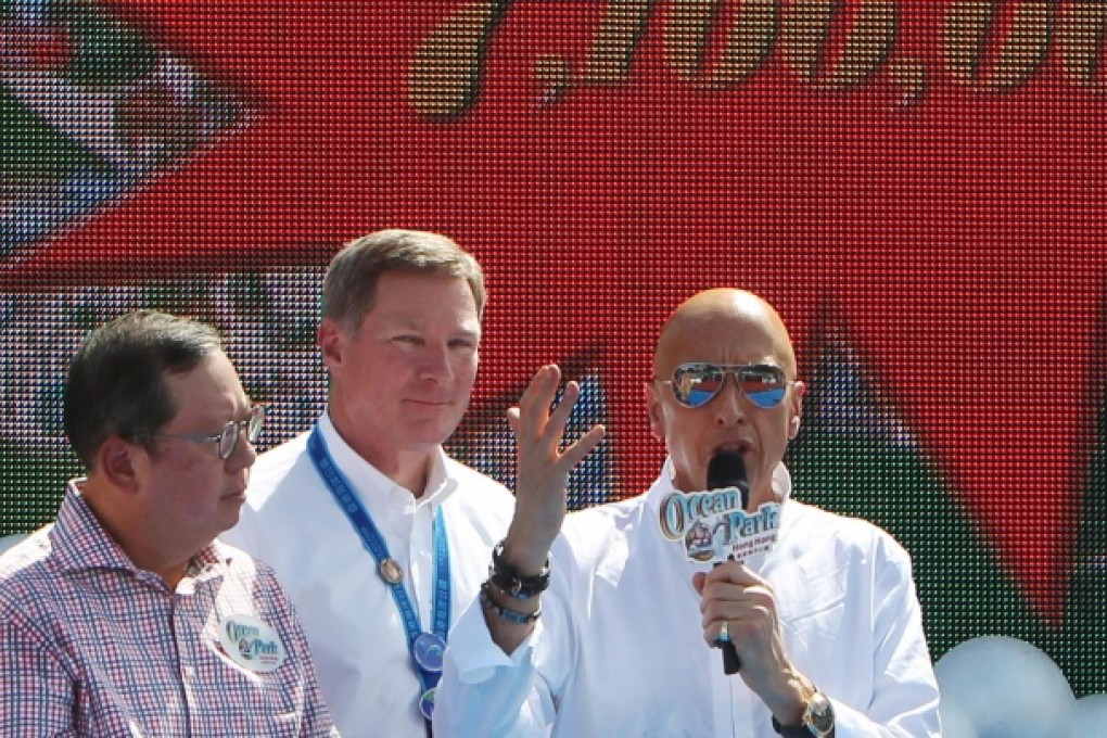 Ocean Park's boss Allan Zeman defended its reputation. Photo: Jonathan Wong