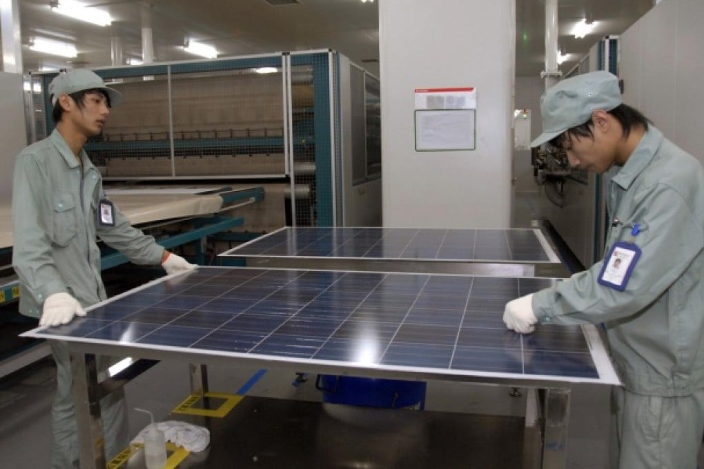 Tariffs on polysilicon imports could hurt Chinese solar panel makers.