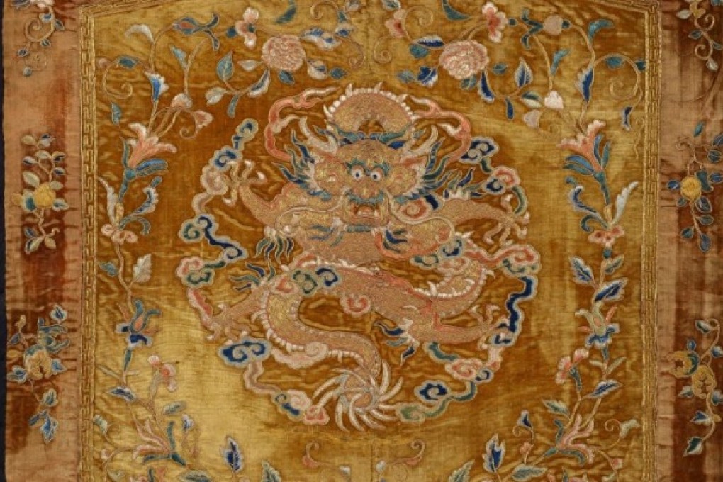 The stolen embroidery. Photo: Teresa Coleman Fine Arts