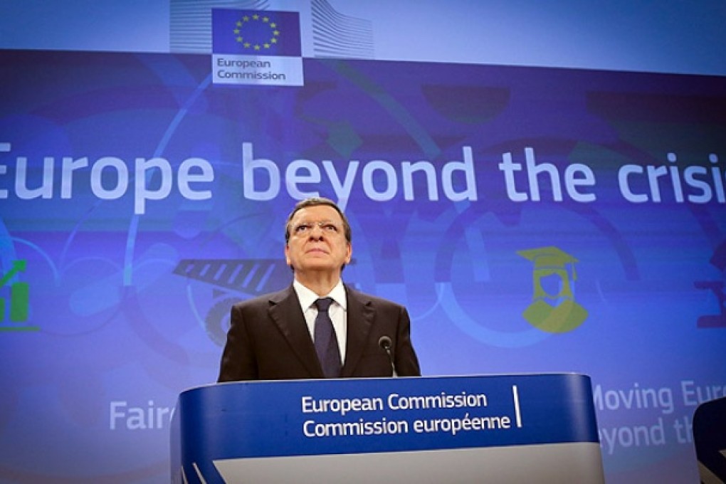 EUn President Jose Manuel Barroso speaks in Brussels. Photo: EPA