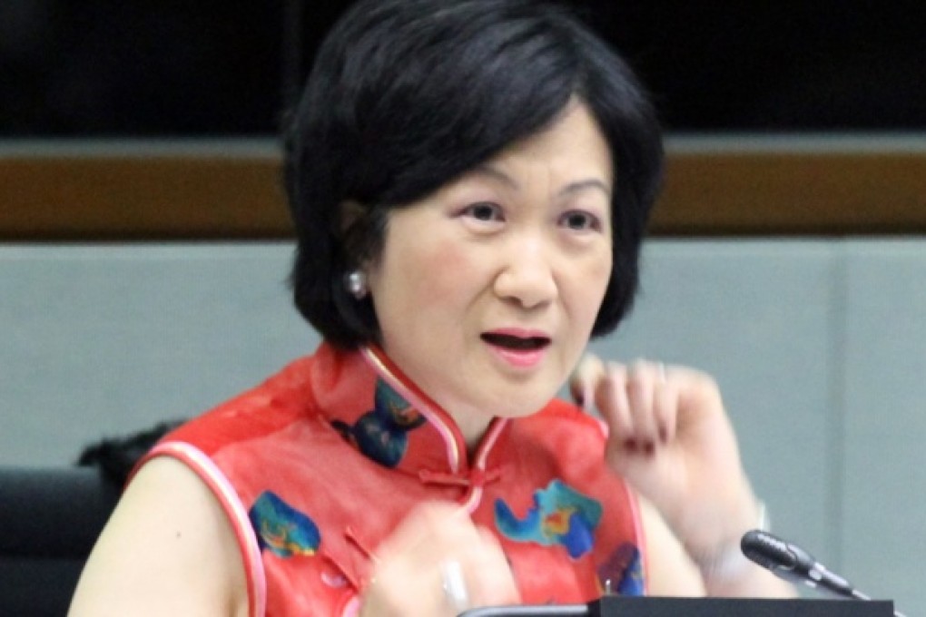 Lawmaker Regina Ip Lau Suk-yee. Photo: Edward Wong