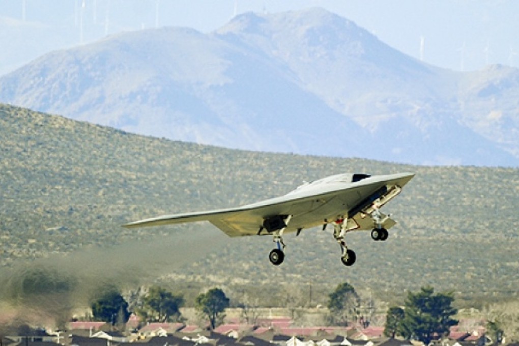 A new United Nations draft report objects to the use of weapons systems like the X-47B that can attack targets without any human input. Photo: AP