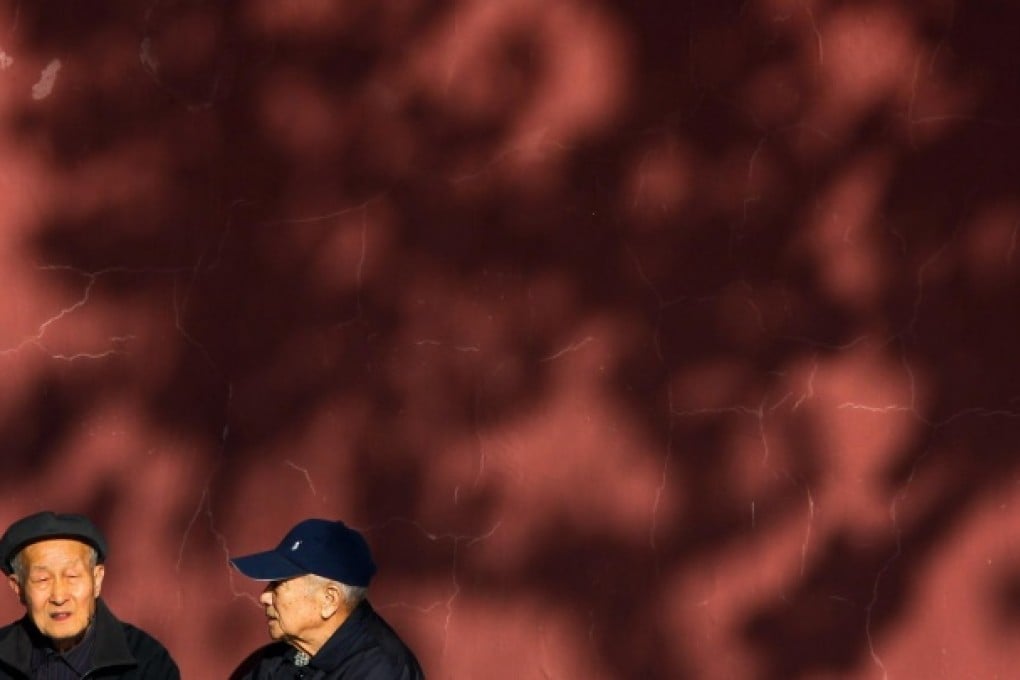 China's elderly have traditionally been taken care of by their children. But with one in four mainlanders expected to be older than 60 by 2030, and families smaller, new ways must be found to support them. Photo: Reuters