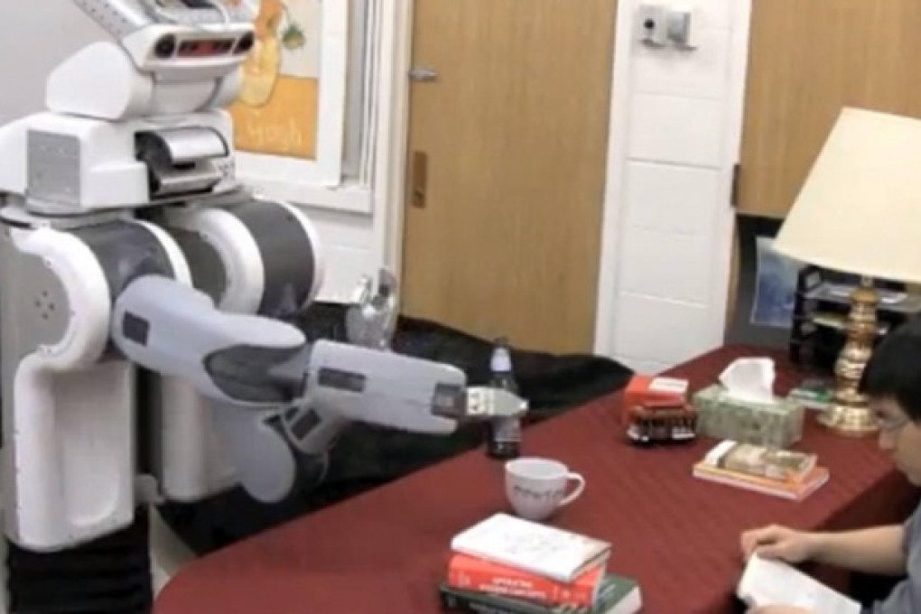 Kodiak the Robot was able to anticipate a student's needs.