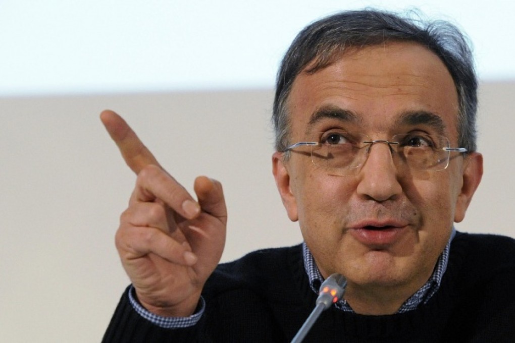 Sergio Marchionne, Fiat and Chrysler chief executive