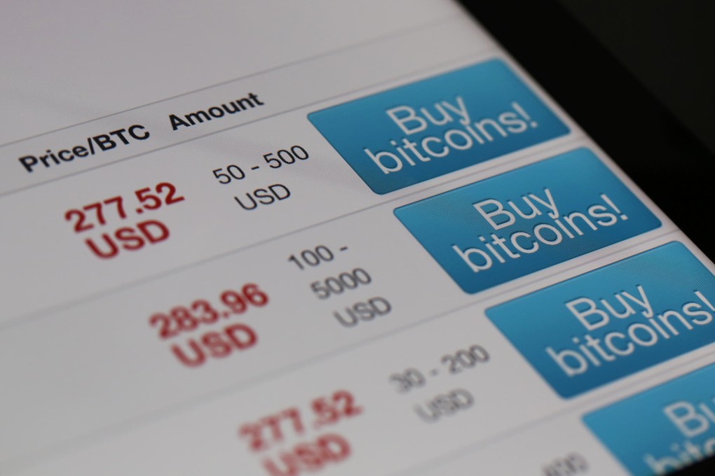 Exchange rates for the "pirate's" internet currency bitcoin, a form of virtual cash that is not backed by any government. Photo: Bloomberg