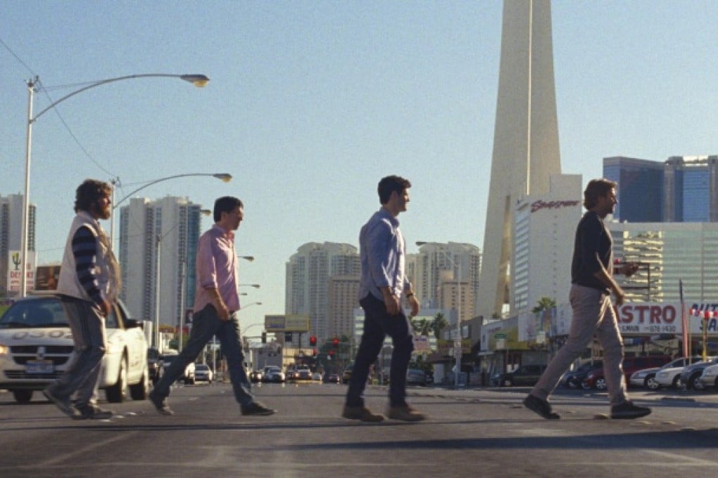 From left: Zach Galifianakis, Ed Helms, Justin Bartha, Bradley Cooper in a scene from the film.