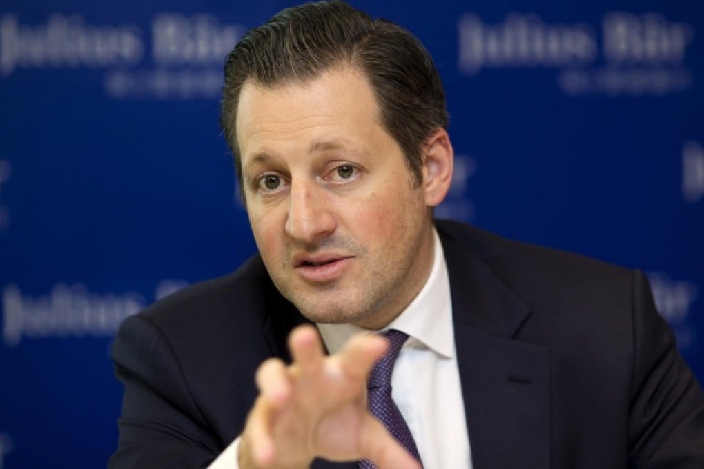 Boris Collardi, the chief executive of Julius Bär, says the Swiss firm's technology hub in Asia would remain in Singapore. Photo: Bloomberg