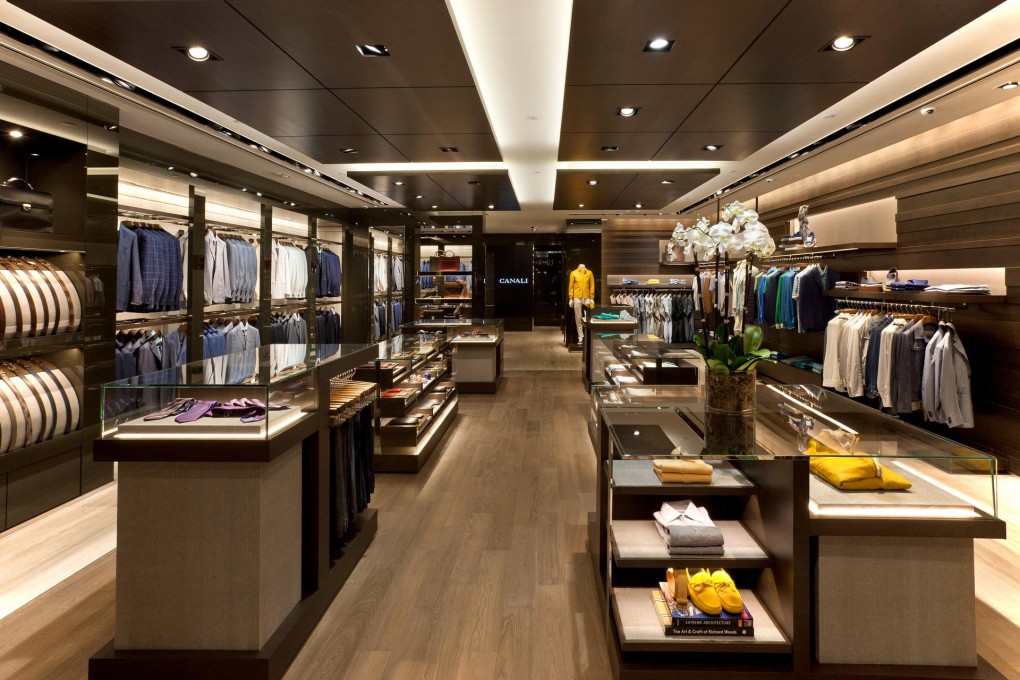 The Canali store on Pedder Street. Photos: Canali