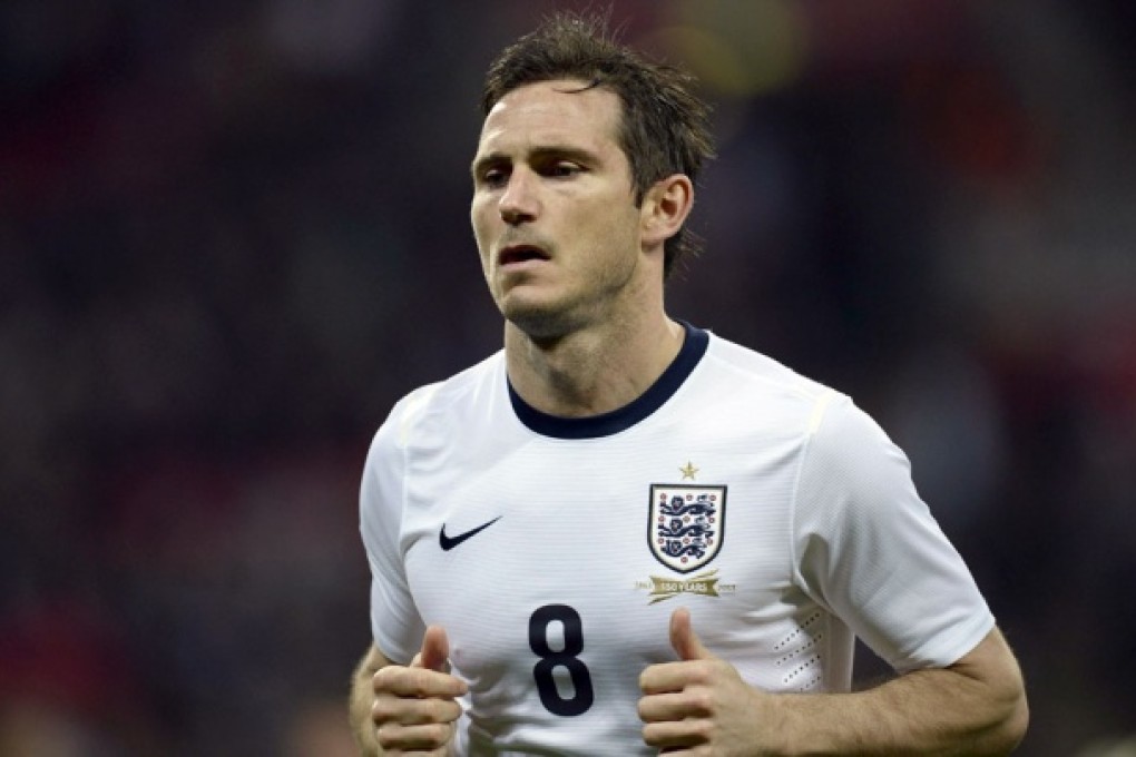 England midfielder Frank Lampard